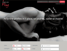 Tablet Screenshot of findmyfling.com